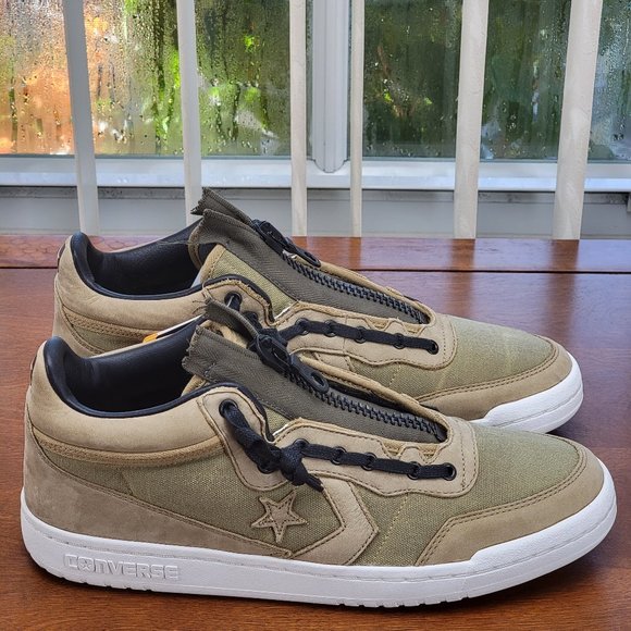 Converse X 3M Fastbreak Mid Canvas 159457C Boa/Antique Brown/White Size 11 - Picture 2 of 13